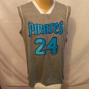 Mens A4 Basketball Jersey L Pirates Display Gray
